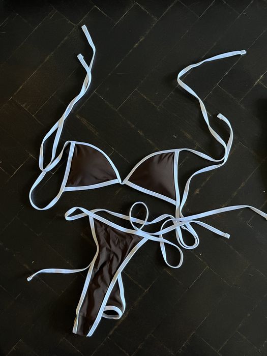 Коричневий купальник