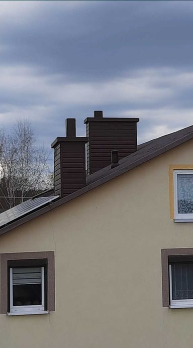 Usługi dekarskie. Okucia kominow ,montaż podbitki ,wymiana rynien .