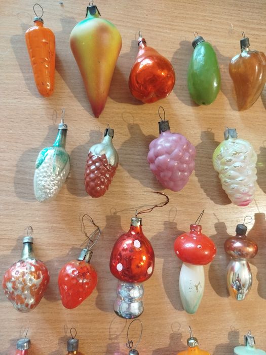 Ёлочные игрушки 40-60х годов прошлого века