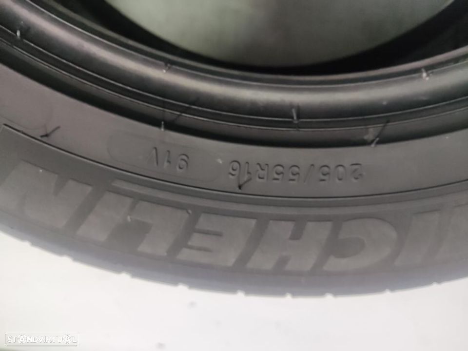 2 pneus semi novos 205-55r16 michelin - oferta dos portes 85 EUROS