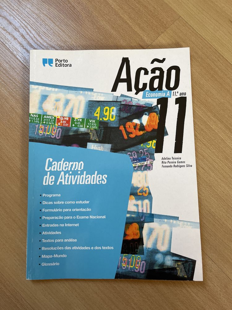 Manual e Cadernos de Atividades Economia A 11°Ano