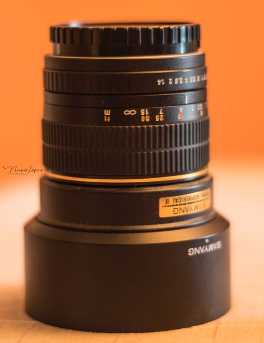 Lente sony A-mount samyang 85mm 1.4