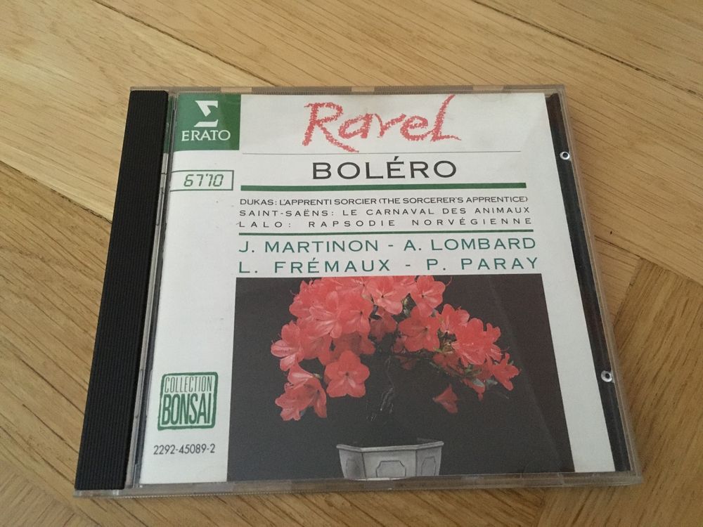 Dukas, Ravel, Saint-Saëns, Lalo; J. Martinon, A. Lombard – Boléro