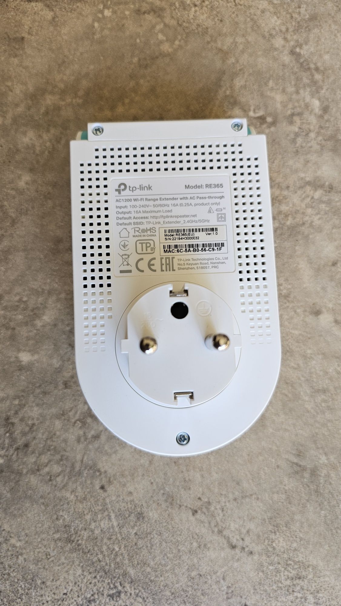 Repeater WiFi TP-Link RE365 (AC1200) – Wzmacniacz sygnału – Stan bard