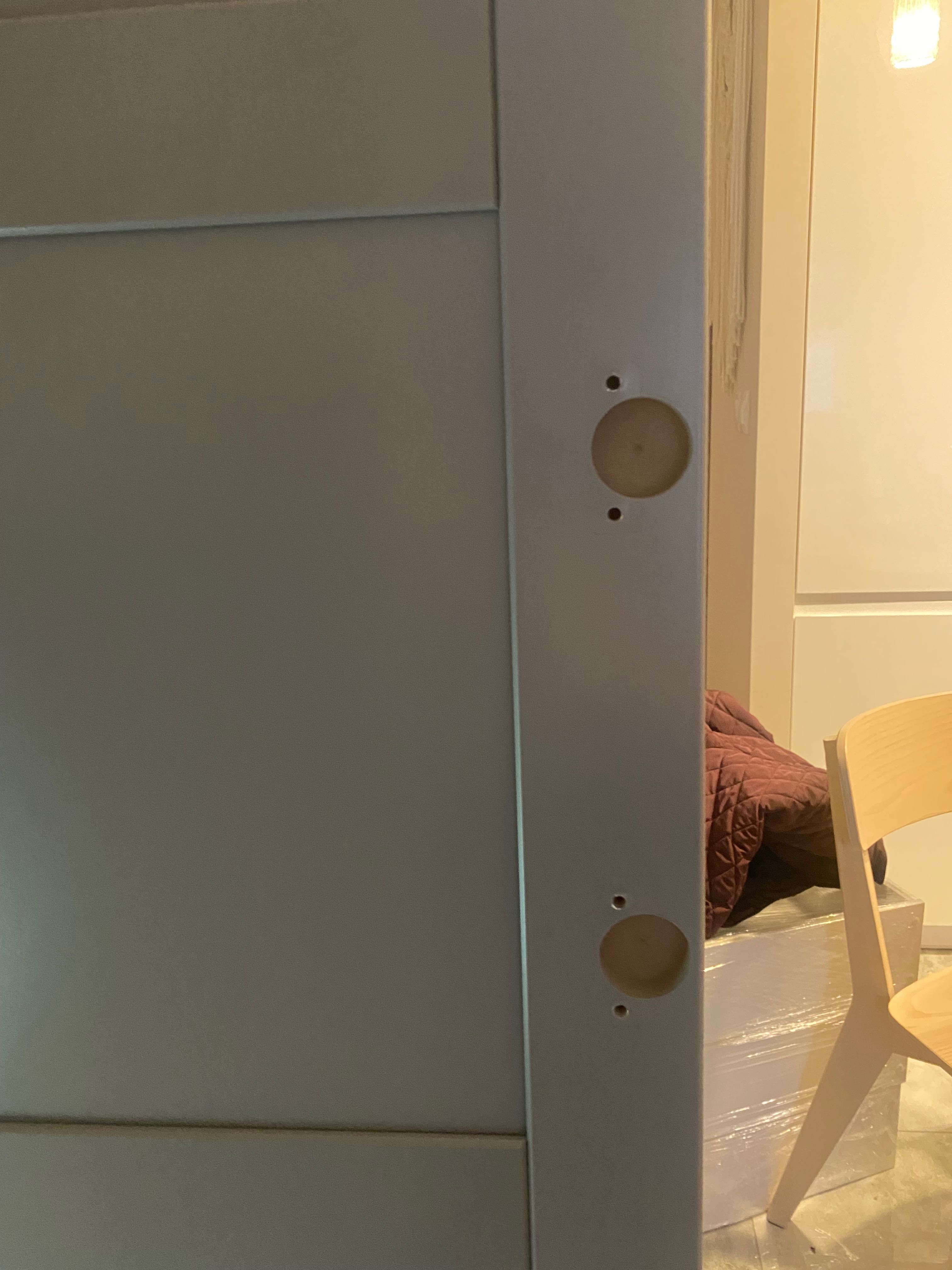 Drzwi Tyssedal 2 skrzydła Ikea szare