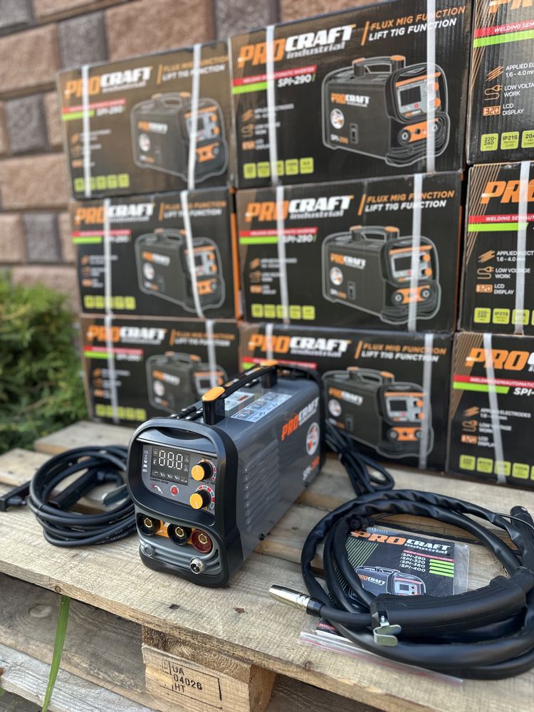 Сварочний полуавтомат Procraft Industrial Spi 290 + 1кг флюс проволки