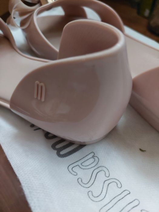 Buty , sandałki Melissa  pudrowo różowe  38