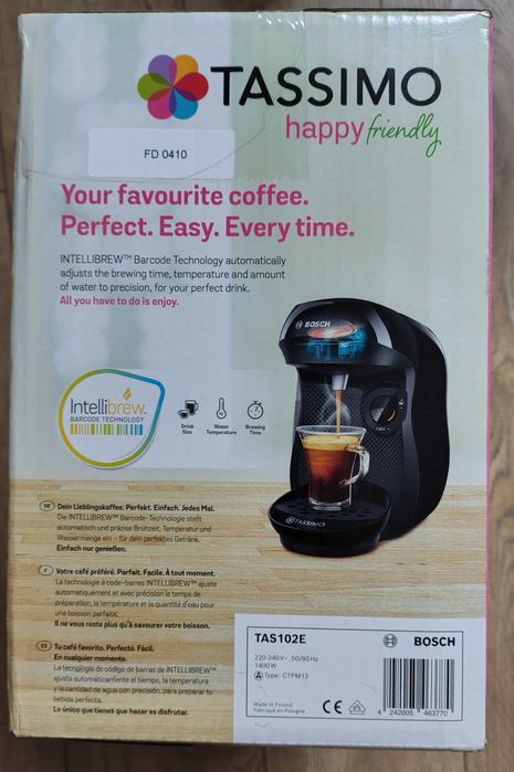 Nowy Ekspres do kawy Bosch TASSIMO TAS102E