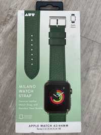 Pasek skorzany Laut Milano Apple watch 42 44 mm