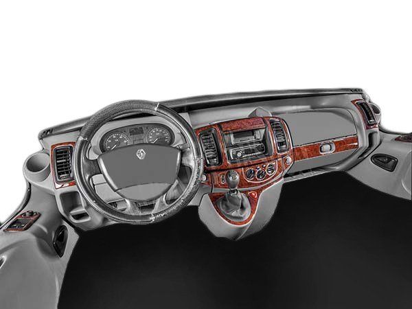 Opel Vivaro Renault Trafic Накладки на панель под дерево