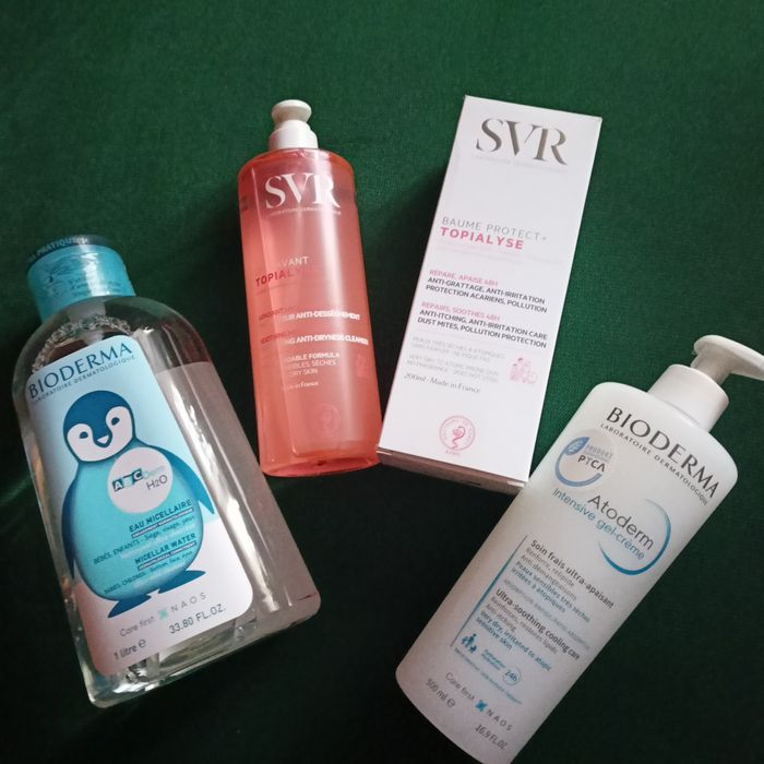 Bioderma SVR Vichy La Roche Avene Eucerin Zestaw skóra sucha atopowa