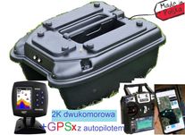 ŁÓDKA ZANĘTOWA M1 60cm dwukomorowa, Echosonda GPS X / Producent Poznań