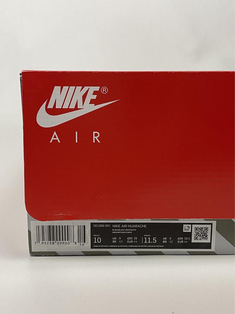 Кросівки Nike Air Huarache (EU 44) оригінал чоловічі чорні DD1068-002