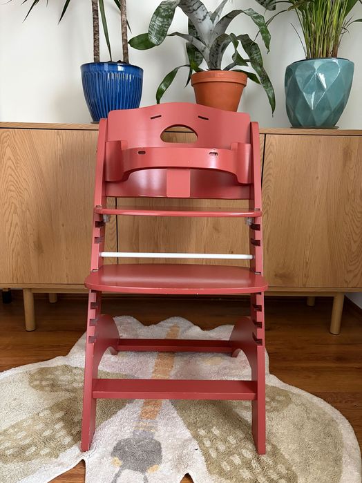 Krzesełko drewniane do karmienia Childhome