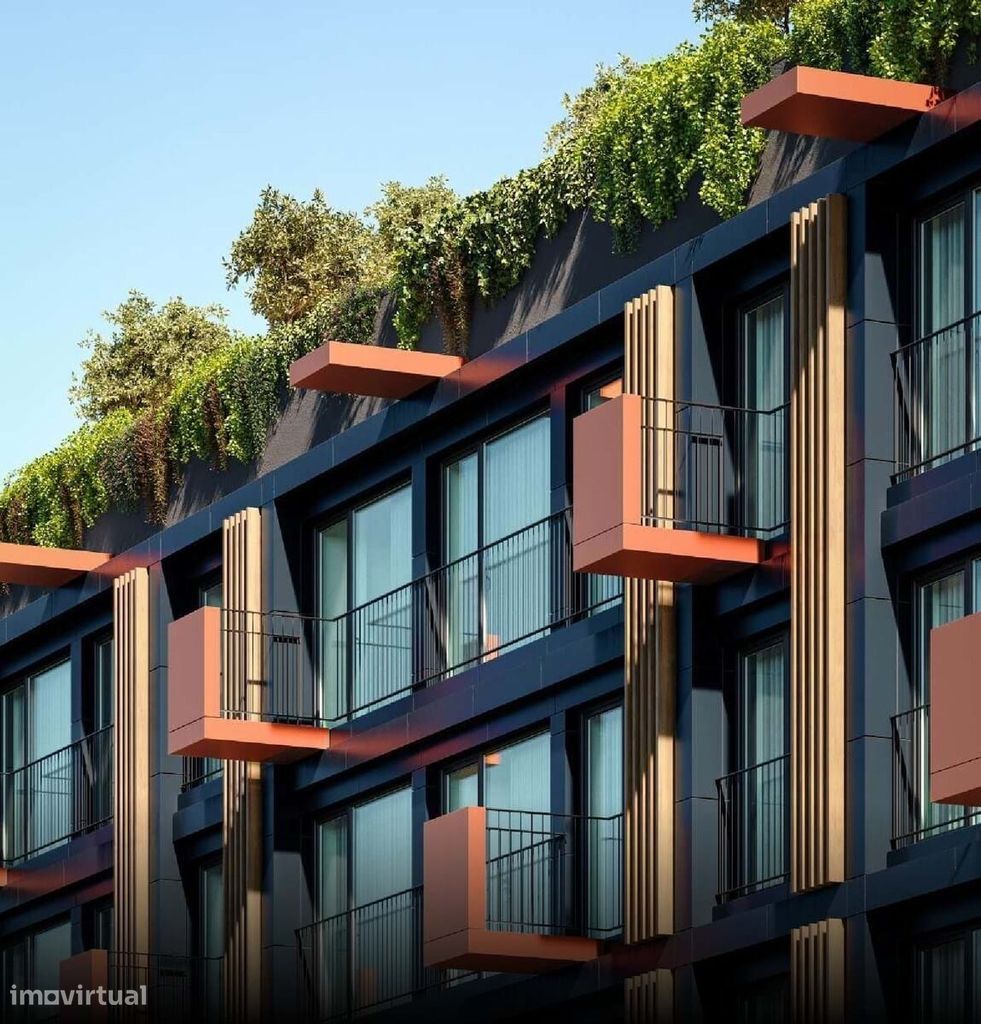 Apartamento T2 com varanda , rooftop e estacionamento no Empreendiment