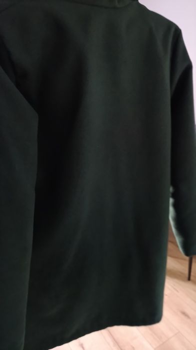 Płaszcz butelkowa zieleń M