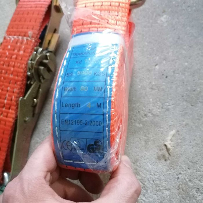 Pas transportowy / do bagażu z napinaczem 50cm/4m 5 ton