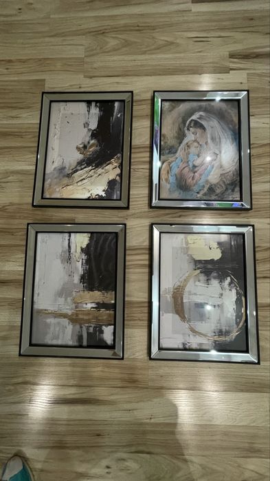 Zestaw ramek lustrzanych glamour 30x40