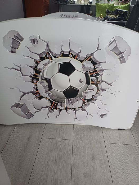 Łóżko piłkarskie 185×94 z materacem 15cm