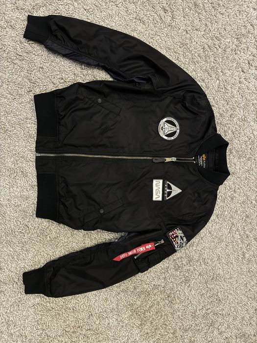 Бомбер Alpha Industries MA-1 NASA Space shuttle ARES edition