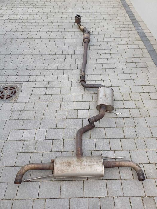 * Kompletny Układ Wydechowy VW Golf VI GTi 2.0 TFSI Katalizator Karbon