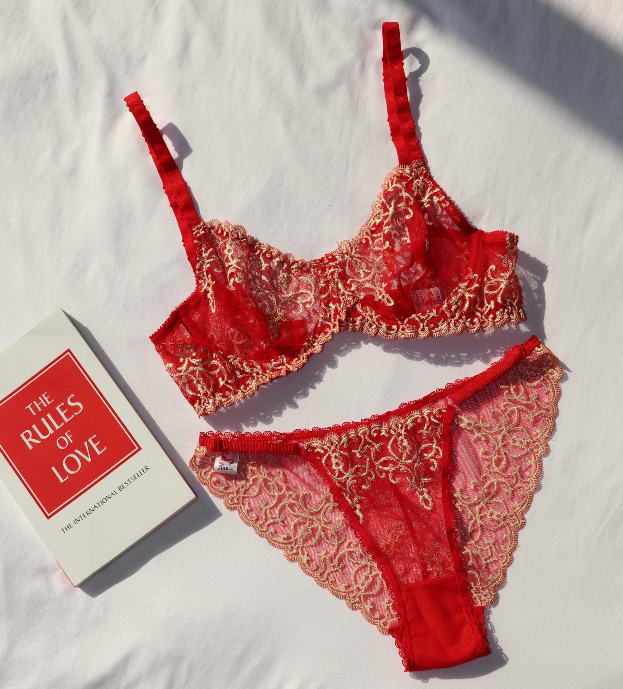 conjunto de lingerie artesanal de luxo e de alta qualidade (NOVO)