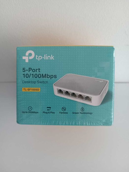 Novidade:Switch Rede TP-Link 5 Portas 10/100Mbps TL-SF1005D