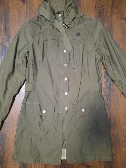 Плащ ветровка тренч adidas  фирменный