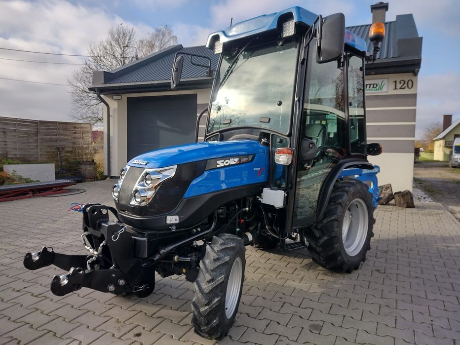 Traktorek ciagniczek kosiarka Nowy Solis 22 4x4 kabina F-Vat kosiarka