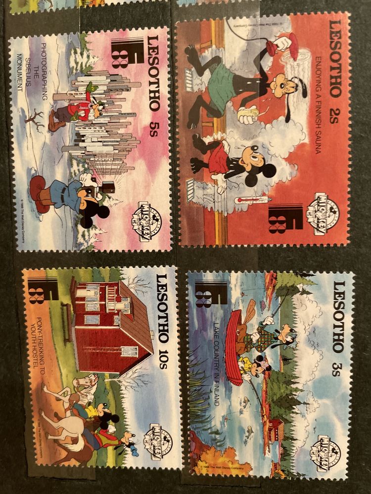 Znaczki pocztowe - LESOTHO - Mickey
