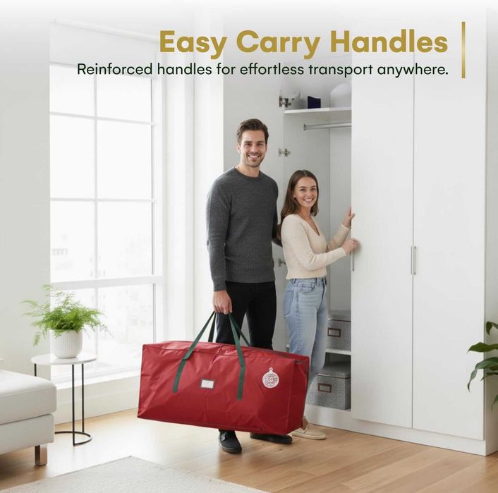 Torba na choinkę Pokrowiec na ozdoby świąteczne Wodoodporna OXFORD 600