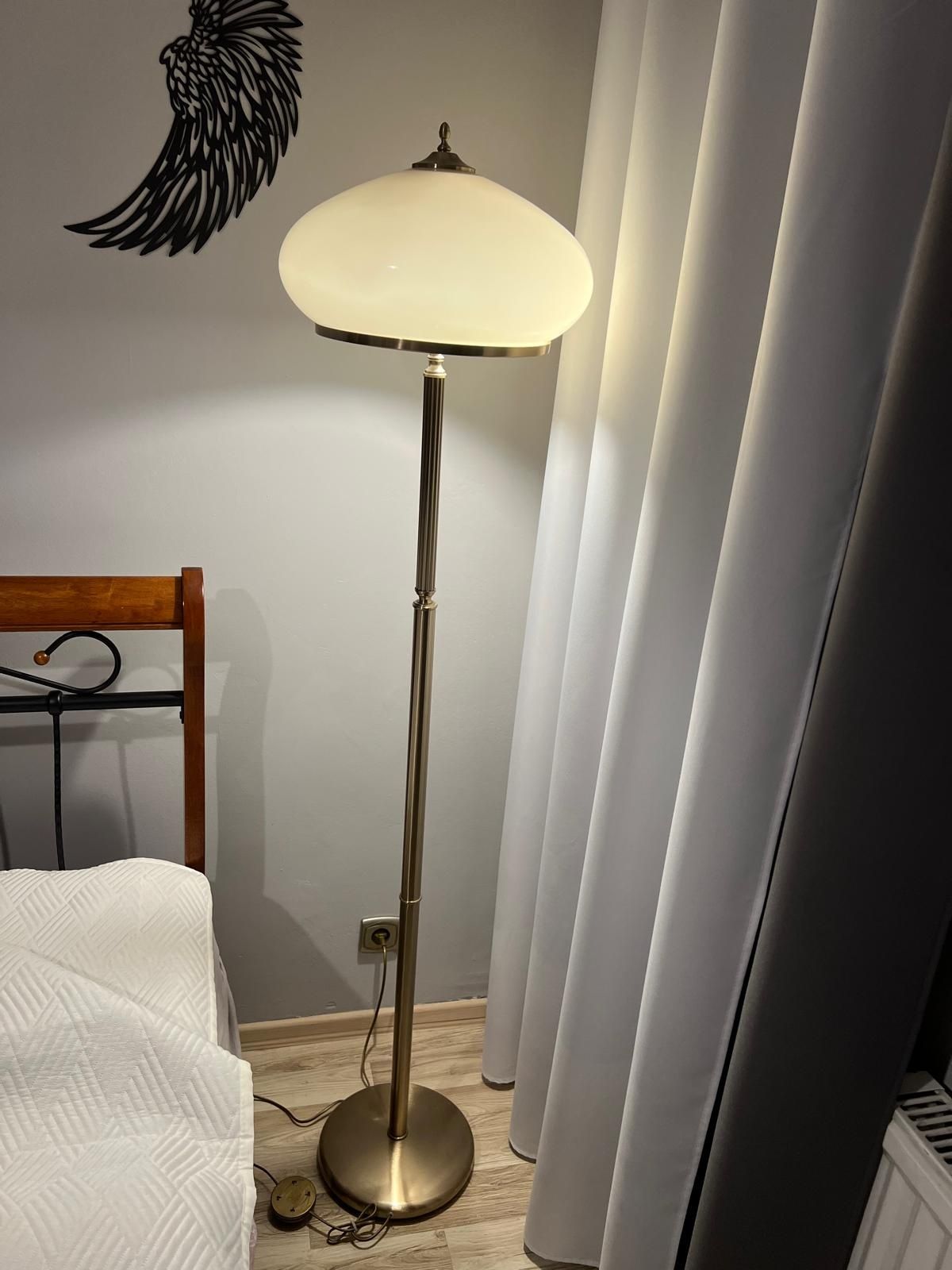 Lampa Szklana Sypialnia stojąca