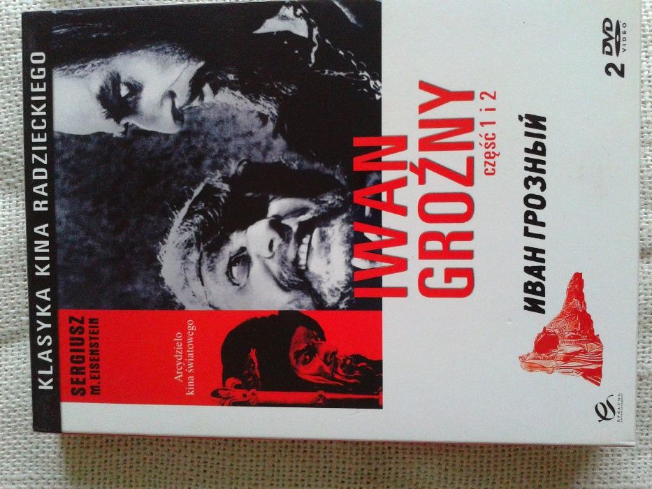 Iwan Groźny część 1 i 2(2DVD)Klasyka kina radzieckiego