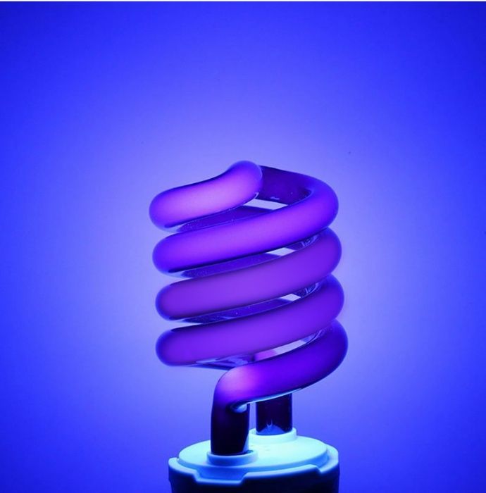 Lâmpada luz negra UV ultravioleta fluorescente e27 40w NOVO
