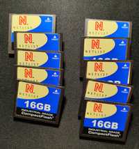5 kart CF Compact Flash 16GB, SLC - przemysłowe