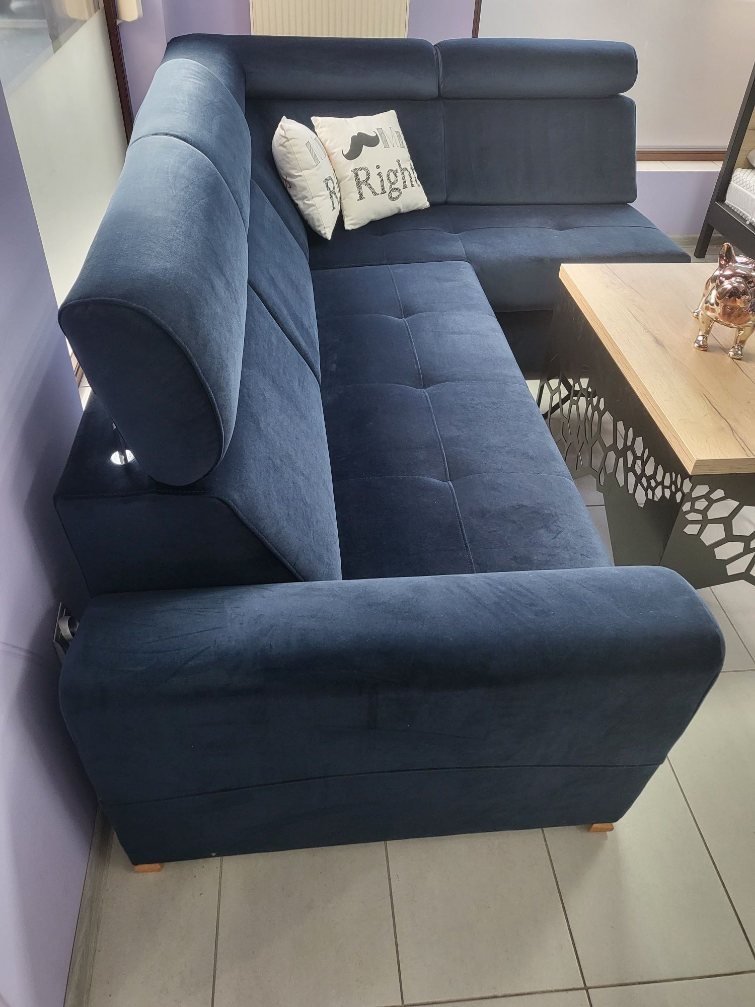 Narożnik modułowy RIVA comforteo, Nowy z funkcją spania, z pojemnikiem