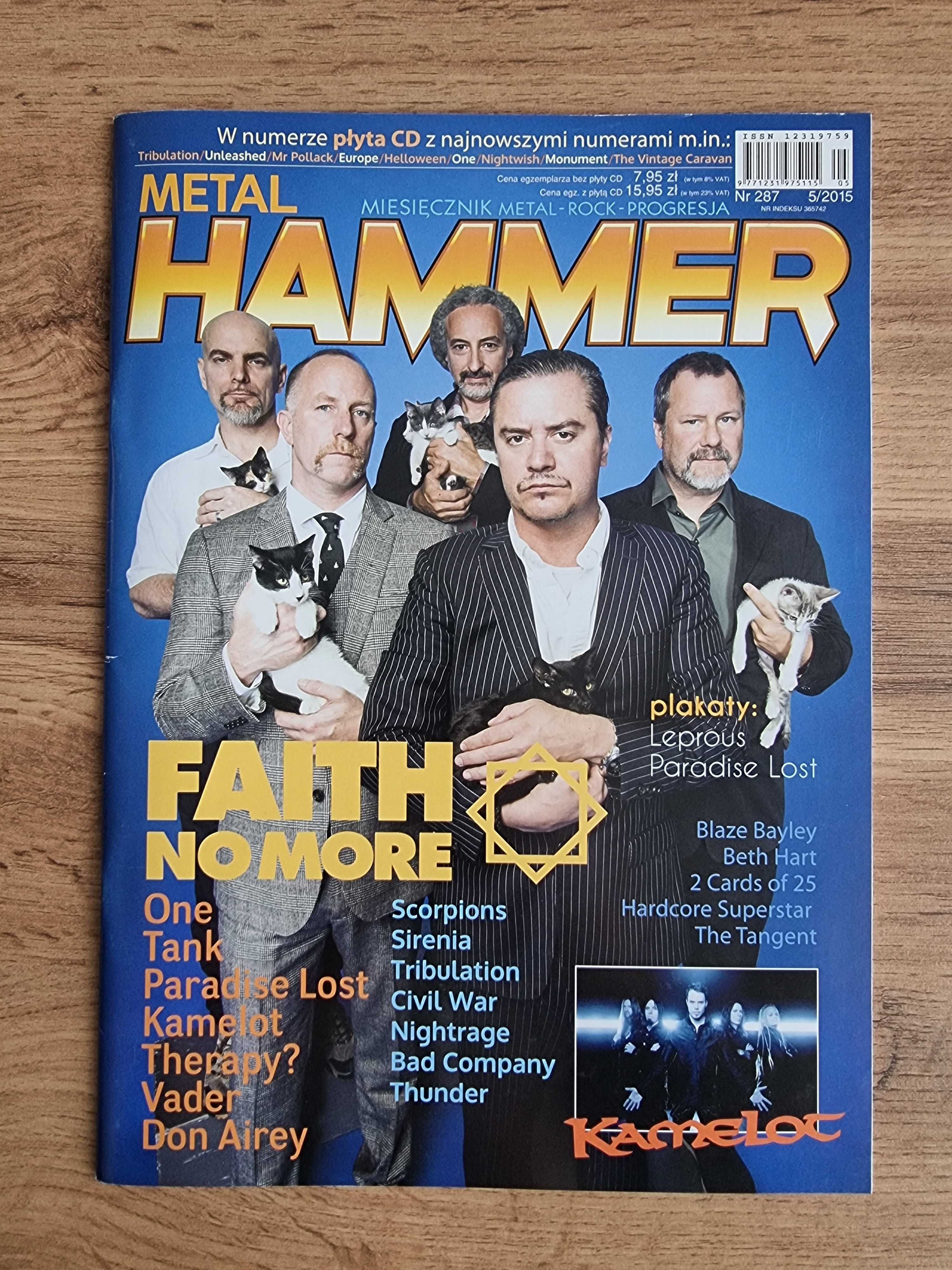 Metal Hammer 2015 - Faith No More, Plakaty: Paradise Lost i Leprous