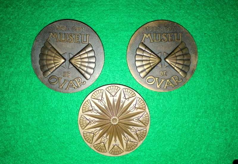 Medalhas de Trages Antigos BRAGA - VARINA OVAR - CHAPEIRÃO OVAR