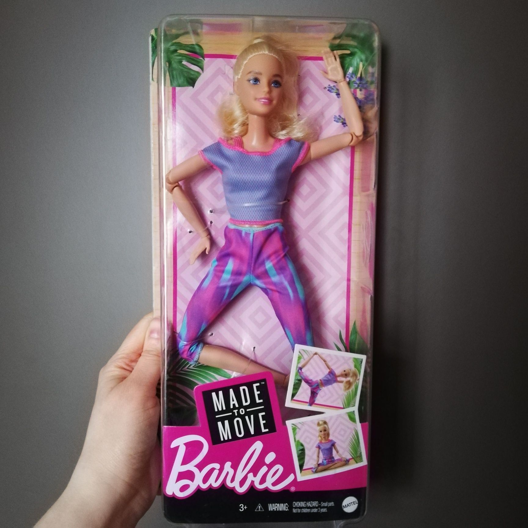 Barbie made to move, барбі йога, рухайся без меж, шарнврна Barbie mtm