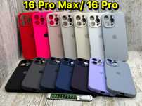 Чехол софттач Silicone Case на iPhone 16 Pro Max/16 Pro/16. Микрофибра