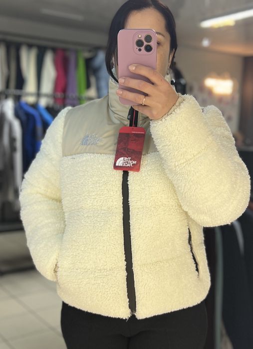 Жіночий пуховик The North Face, бежевий, розмір L — новий!