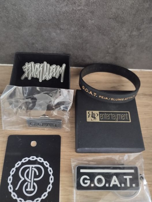 Peja slums Attack, Black album, G.O.A.T. 2050, RPS, gadżety + plakaty