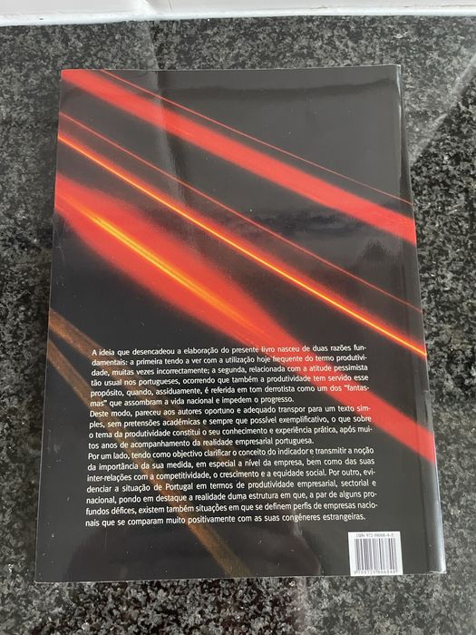 Livro Produtividade Em Portugal, Medir Para Gerir E Melhorar