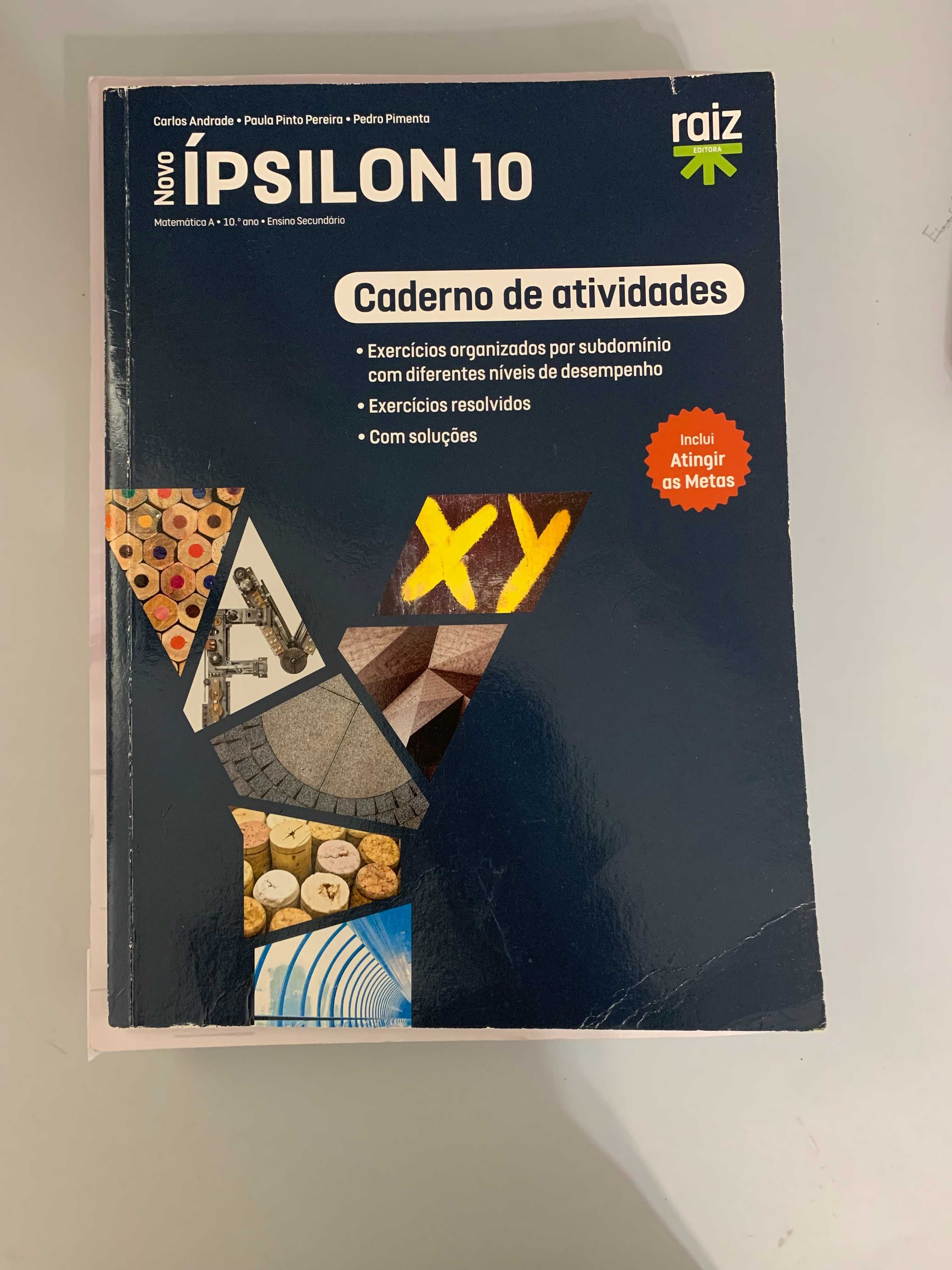 Caderno de atividade de Matemática "ÍPSILON 10"