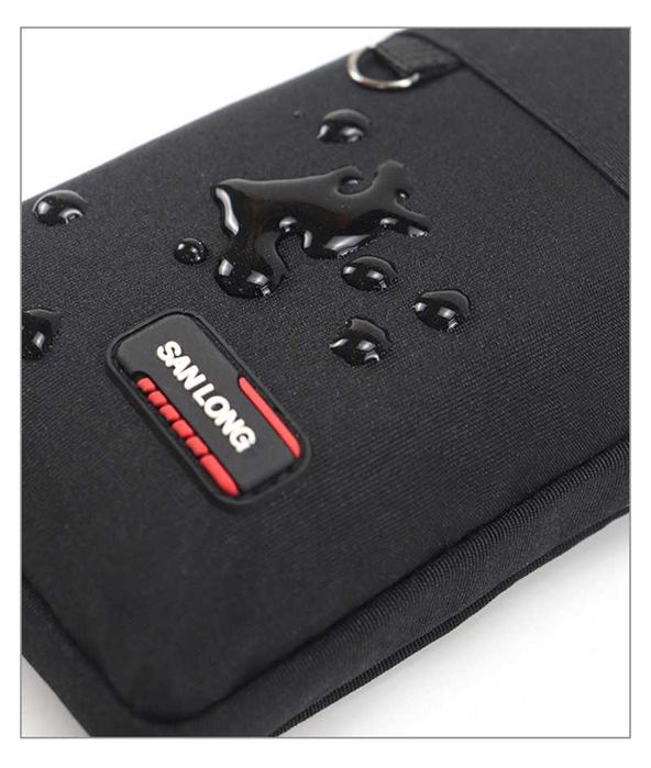 Listonoszka damska męska torebka na ramię na pasku saszetka granatowa