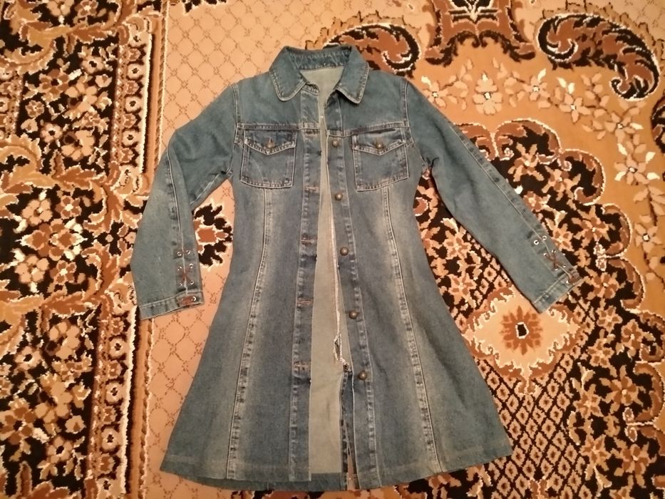 Плащ джинсовий жіночий