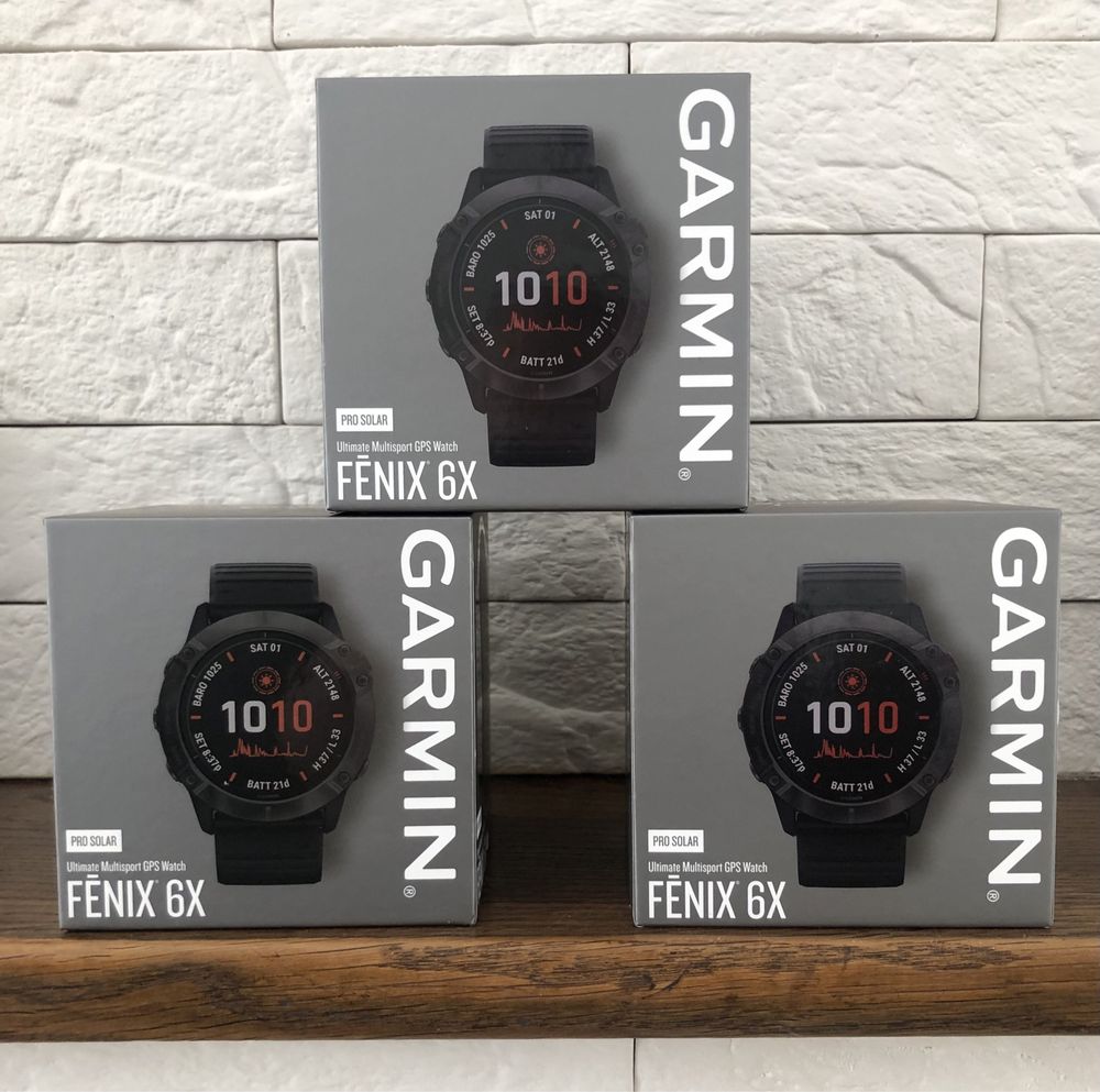 Garmin Fenix 6x pro Solar TITANIUM CARBON DLC (010-02157-26/21)