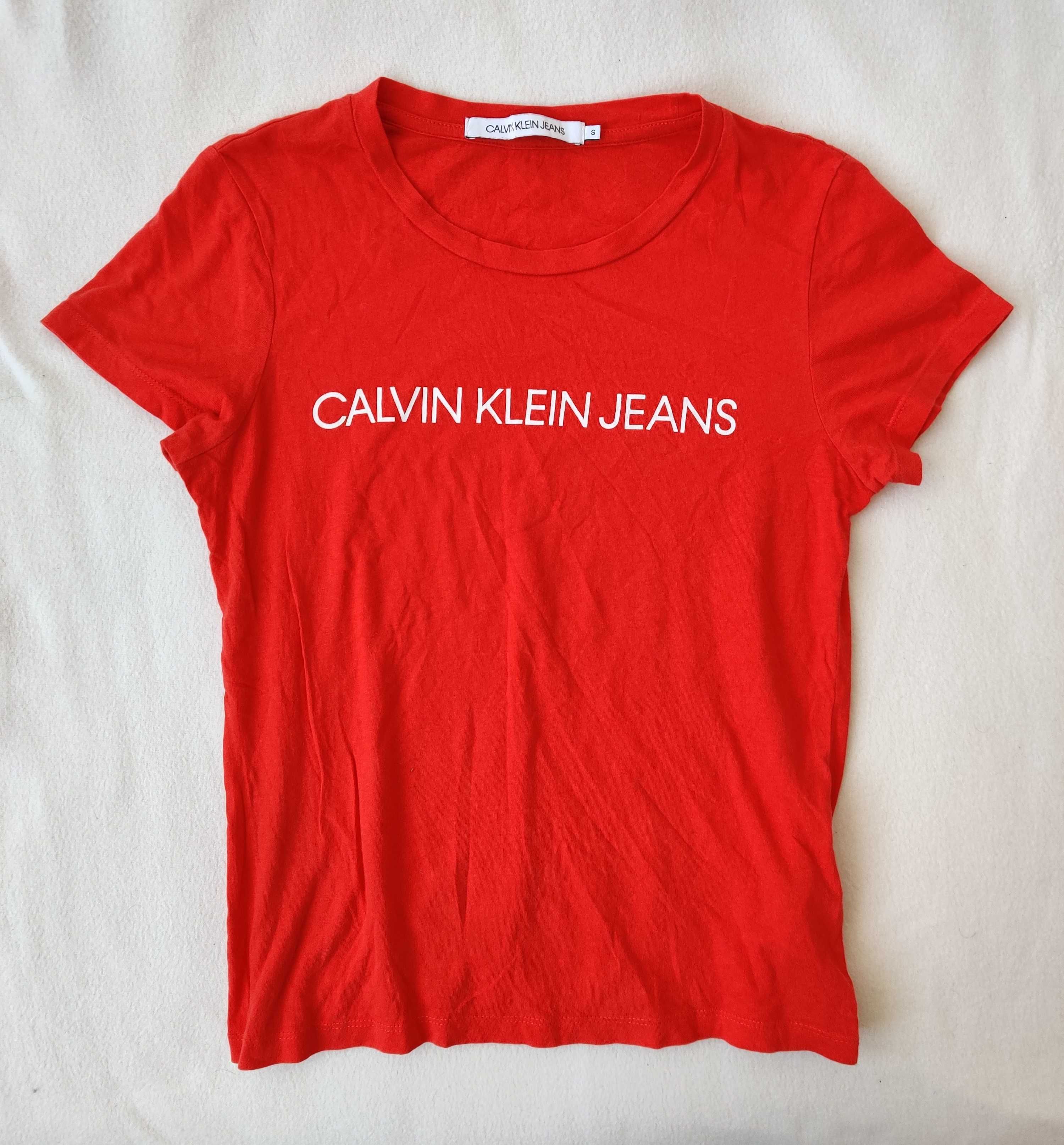 Calvin Klein Jeans koszulka z krótkim rękawem oryginalna damska S
