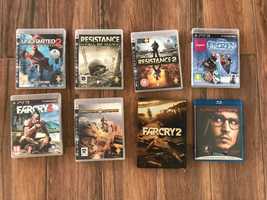 jogos PS3, bluray e capa colecionador