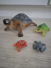 Figurki żółwi od największego do najmniejszego 4 sztuki